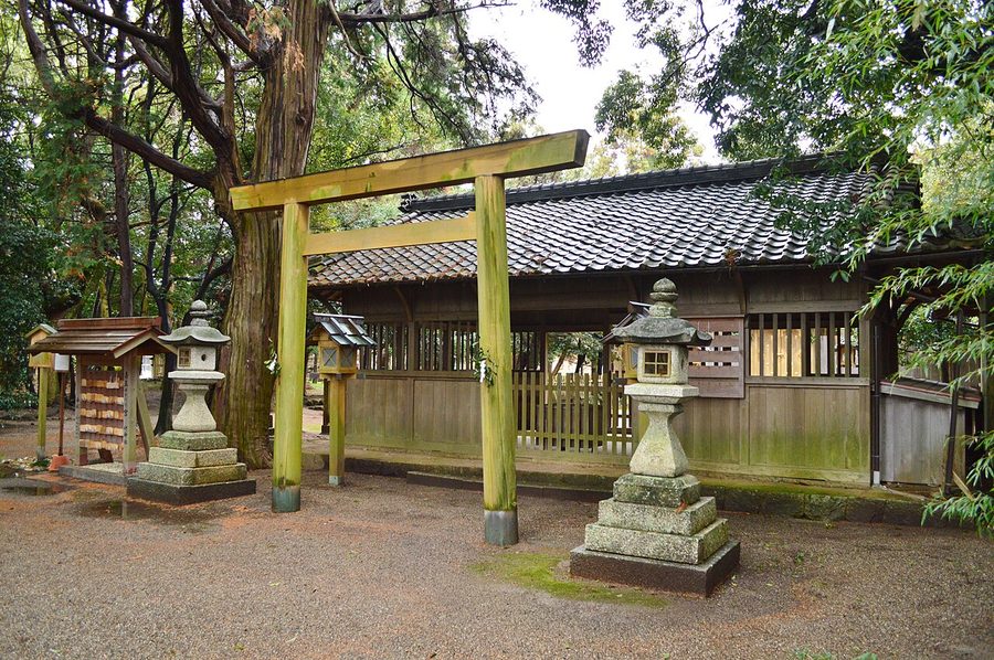 竹神社の拝殿