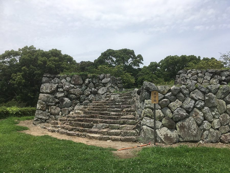 田丸城跡の天守跡