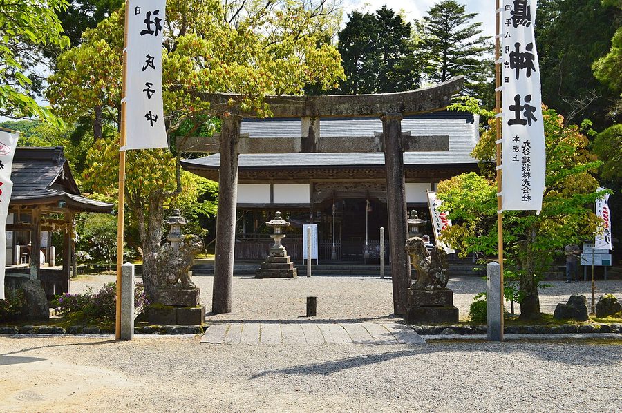 宇良神社(浦嶋神社)の鳥居