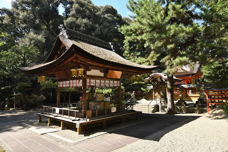 水度神社の境内