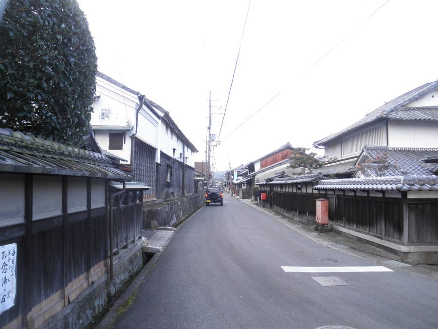 山城町上狛北的場の町並み