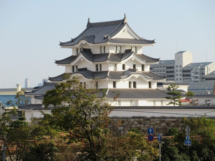 尼崎城の天守閣