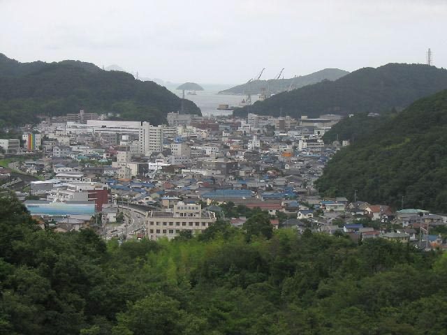 相生市街を見下ろす眺め