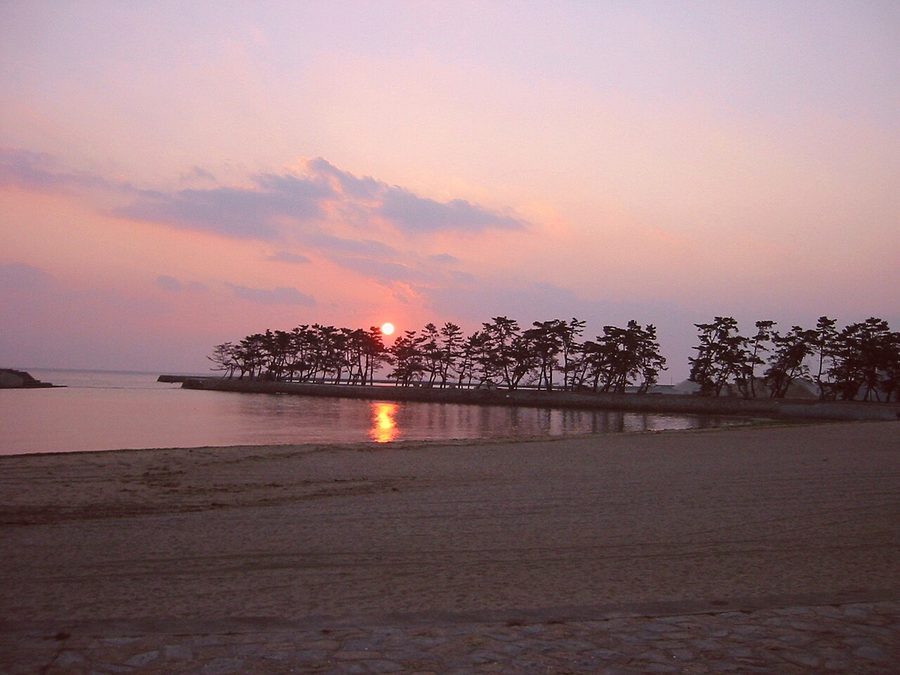 高砂海浜公園の夕景