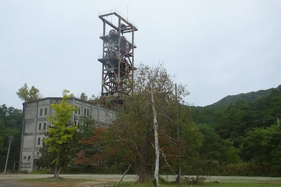 住友奔別炭鉱の立坑櫓