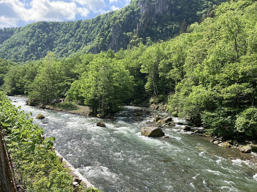 石狩川の流れ