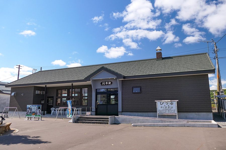 JR宗谷本線・比布駅の駅舎