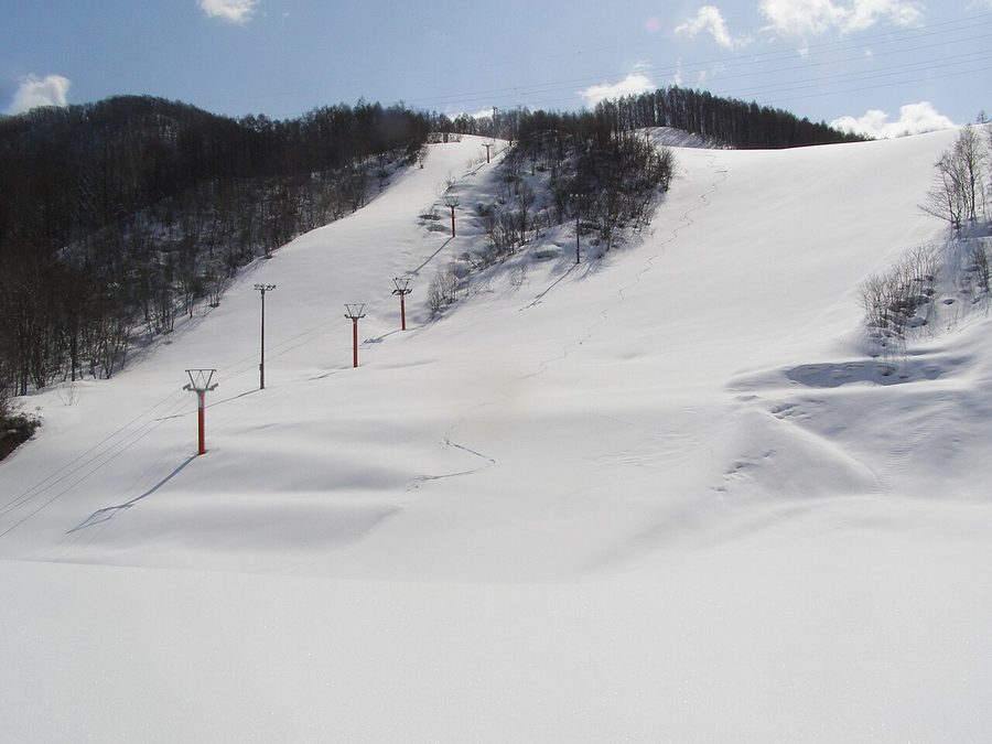 仁木町営スキー場のゲレンデ