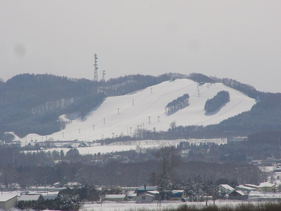 長沼スキー場の遠景