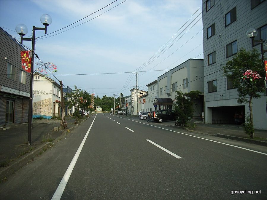 豊富温泉の温泉街