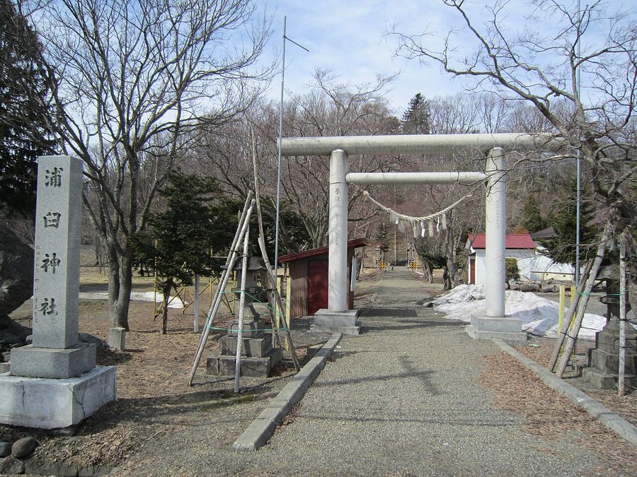 浦臼神社の鳥居