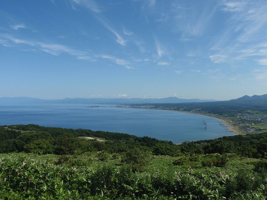 夷王山から見る内郷浜