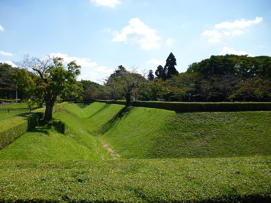 佐倉城跡の空堀