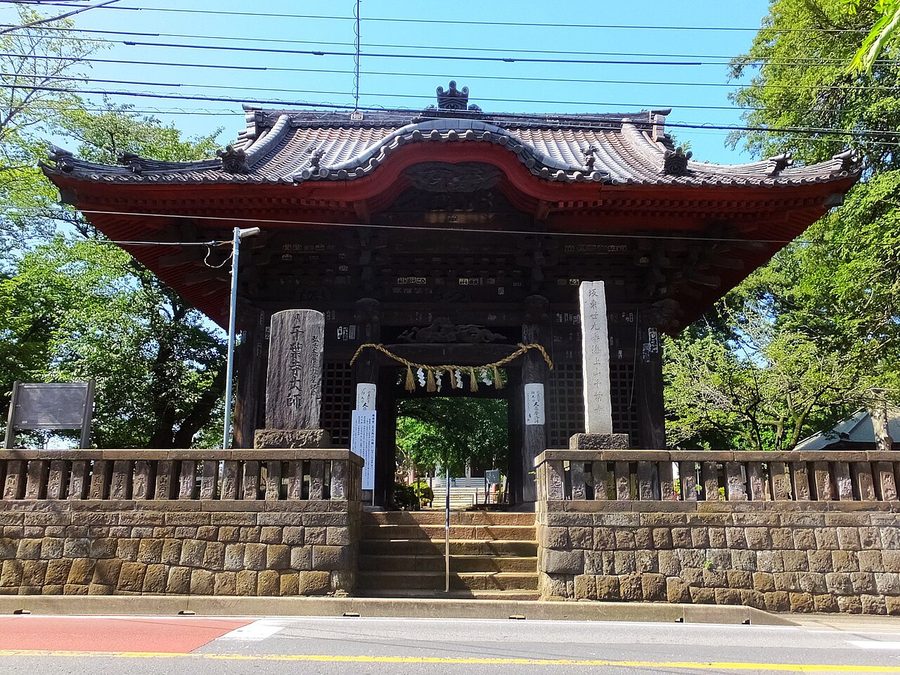 千葉寺の仁王門