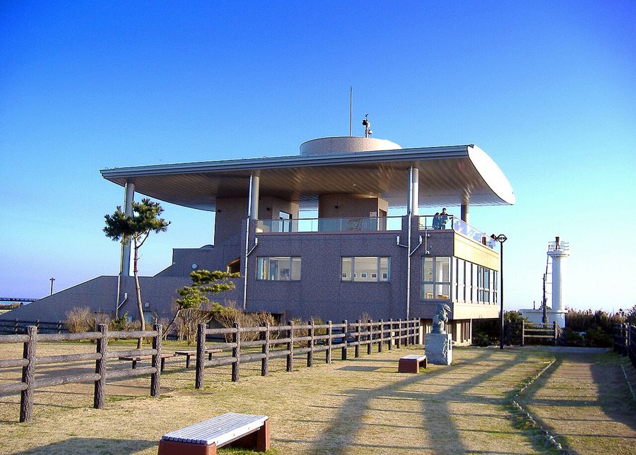 飯岡灯台とその周辺の展望施設