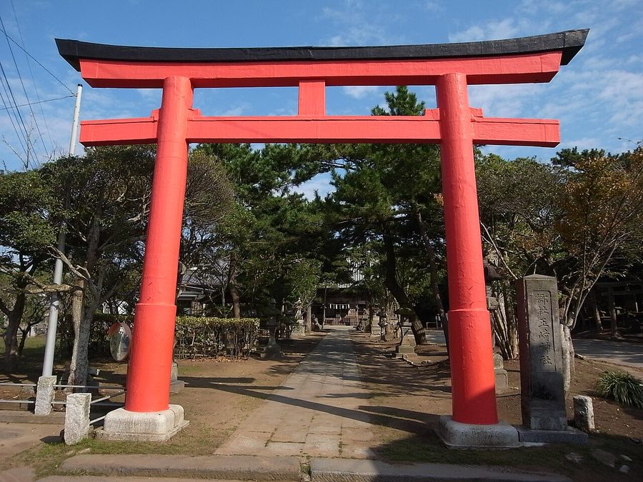 玉崎神社の鳥居