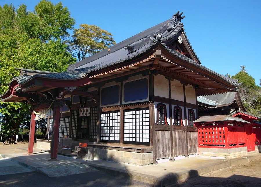白子神社の拝殿