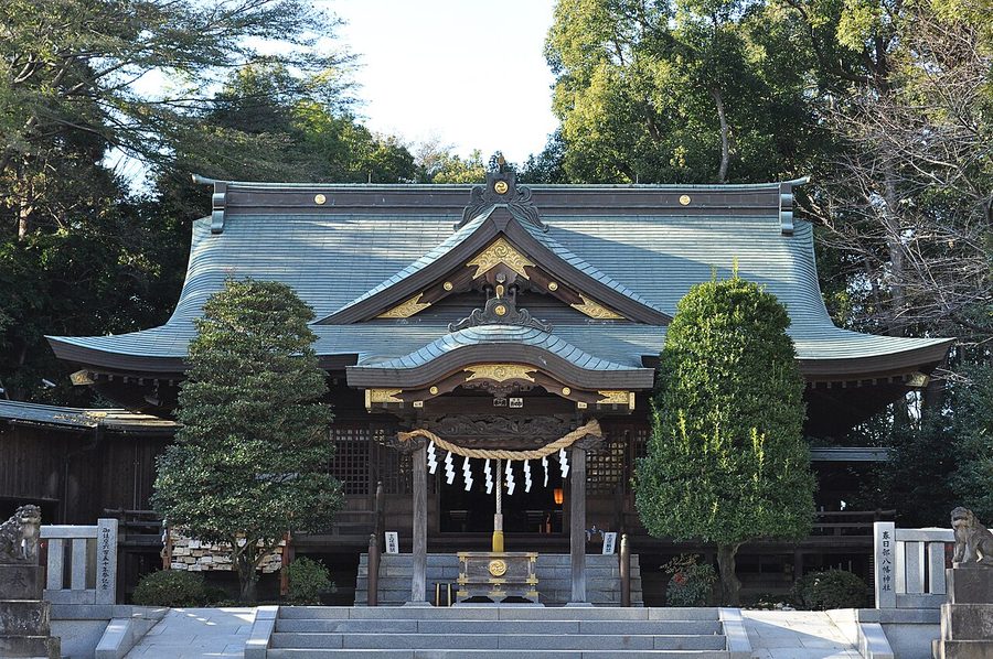 春日部八幡神社の拝殿
