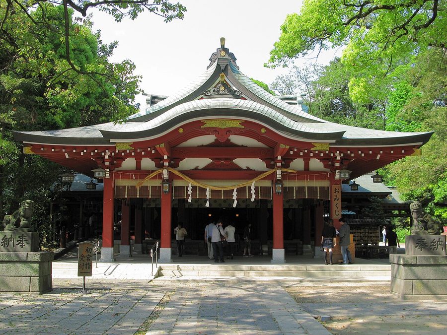 越ヶ谷久伊豆神社の本殿