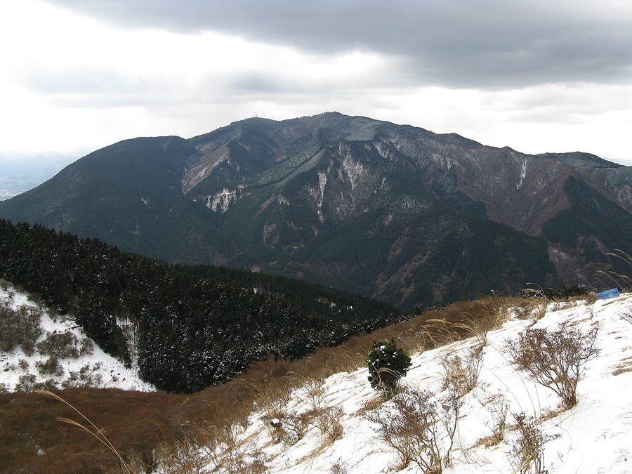 金剛山を北北東から望む風景