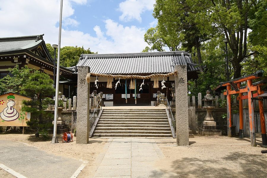 柴籬神社の拝殿
