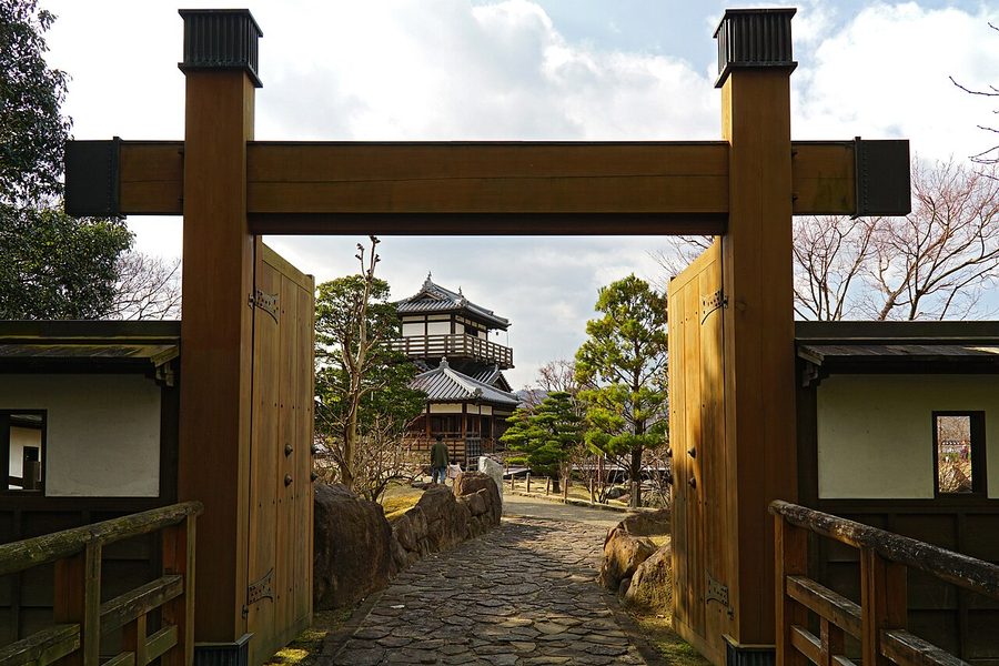 池田城の城門