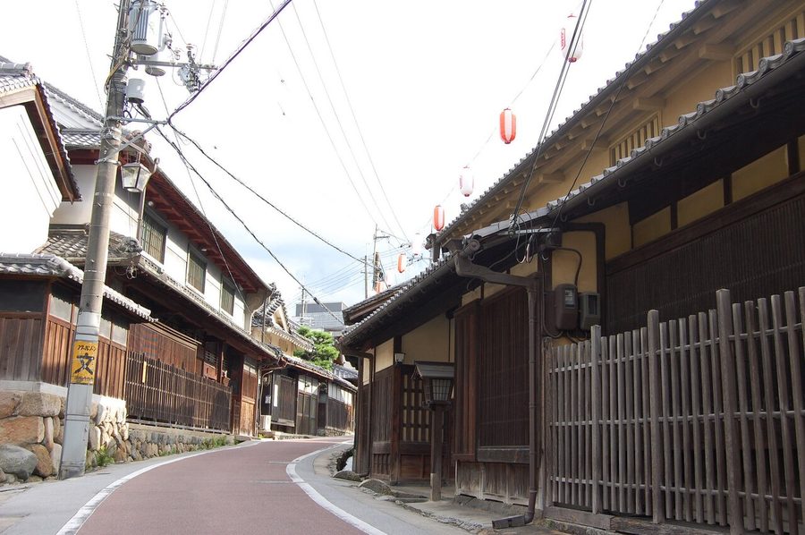高野街道の町並み(奥河内、河内長野-三日市)
