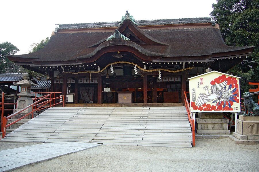 道明寺天満宮の拝殿