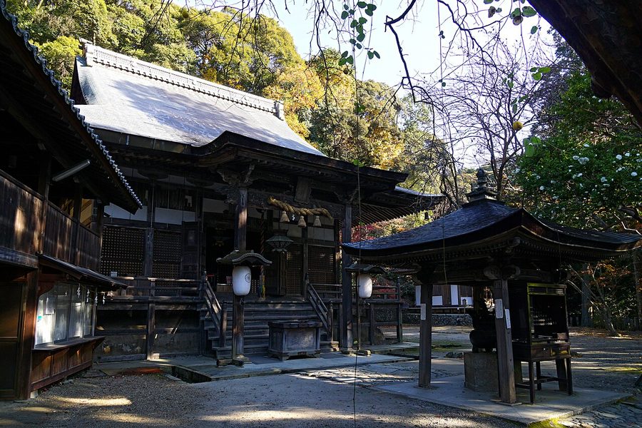 神峯山寺の本堂