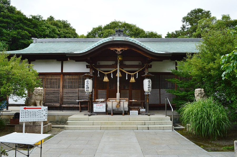 等乃伎神社の拝殿