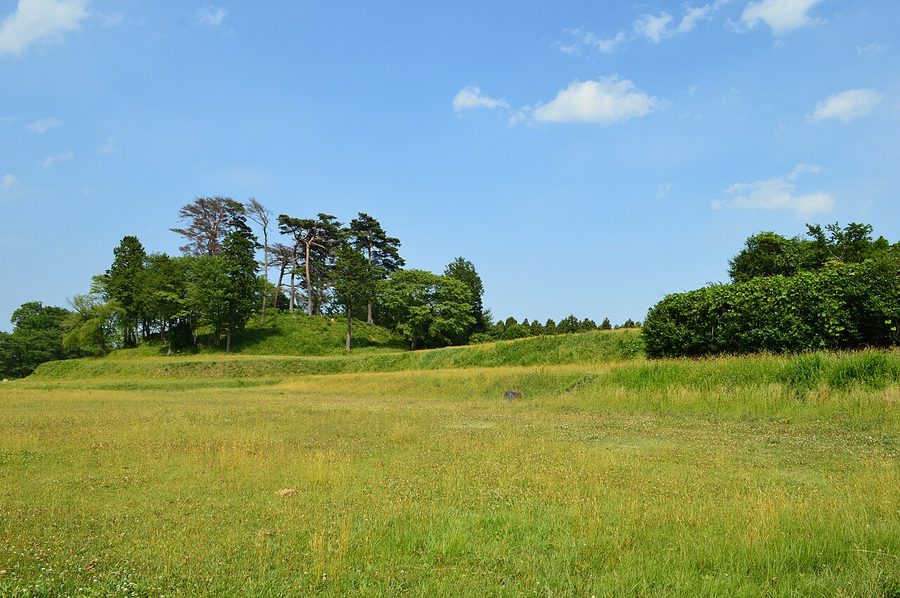 雷神山古墳の全景