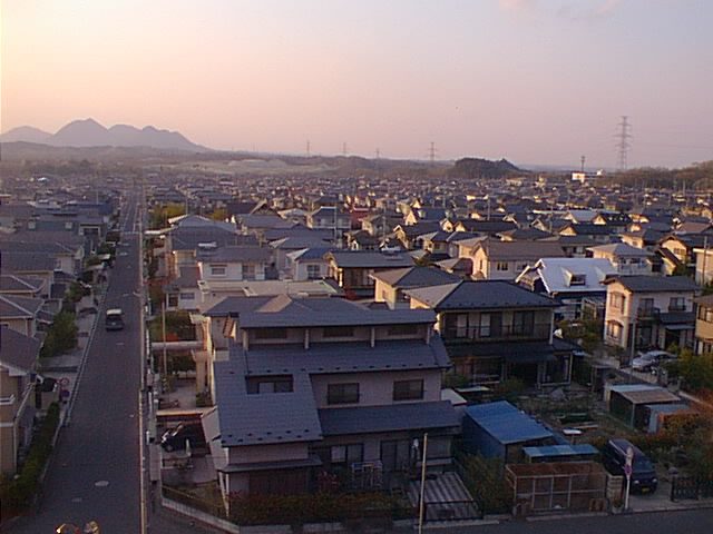 住宅地の眺め