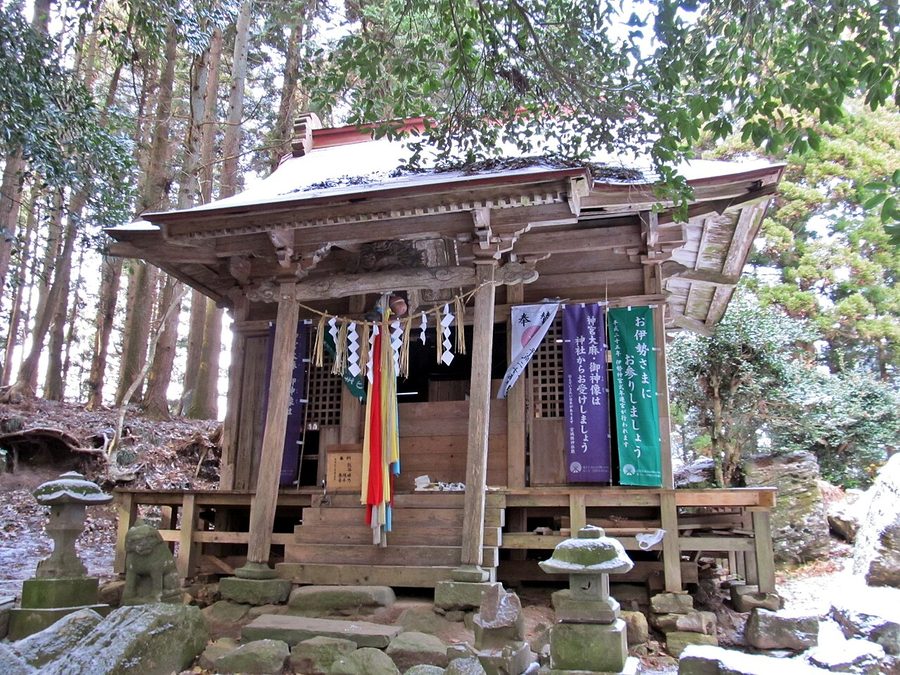 鹿島天足別神社の拝殿