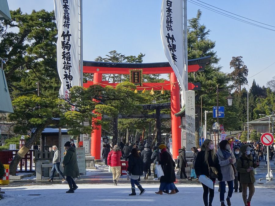 竹駒神社の初詣