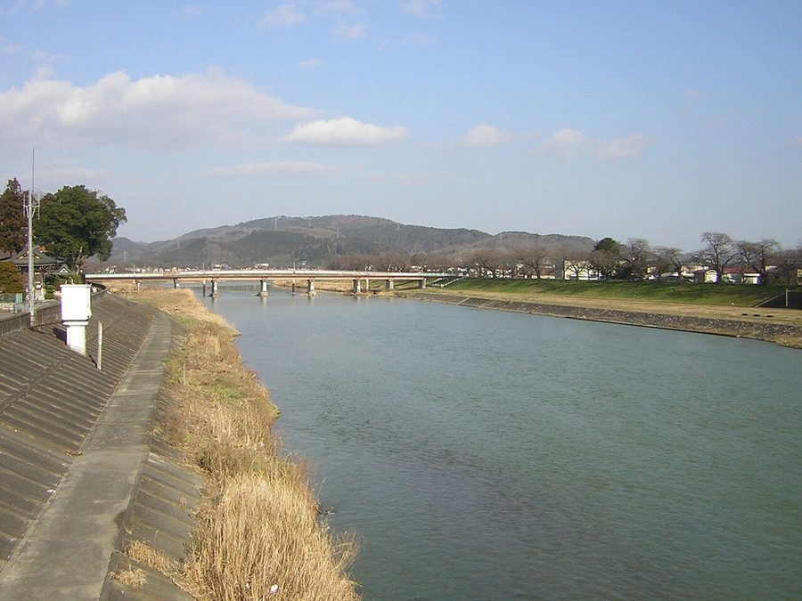 冬の白石川