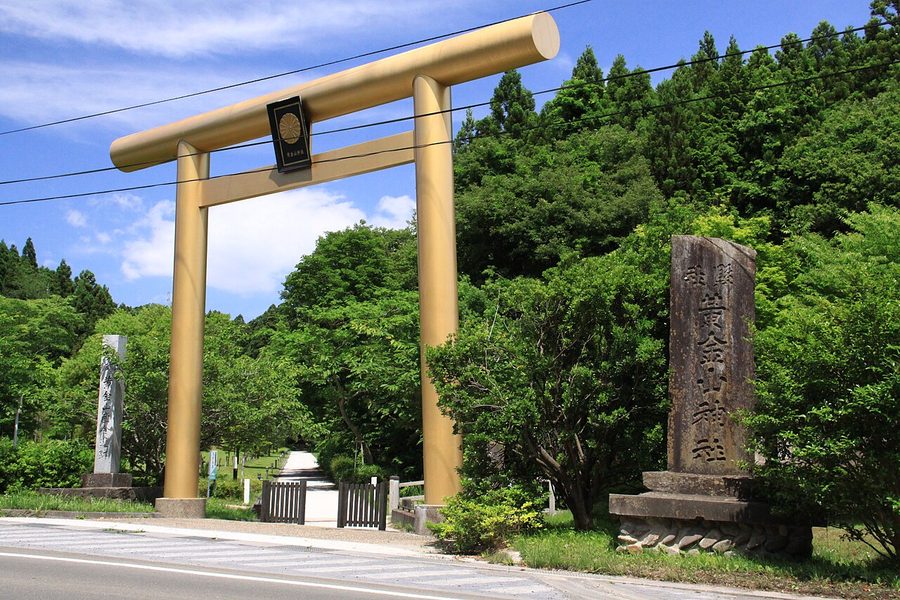 黄金山神社の鳥居