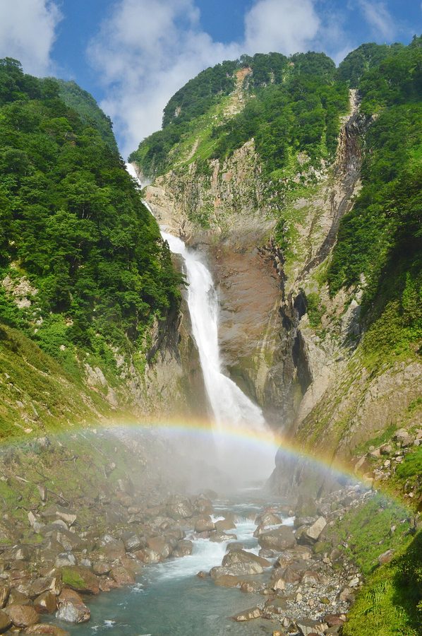 称名滝の全景