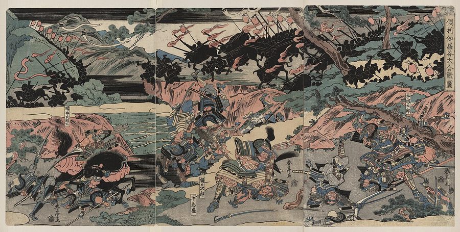 「倶利伽羅谷大合戦図」