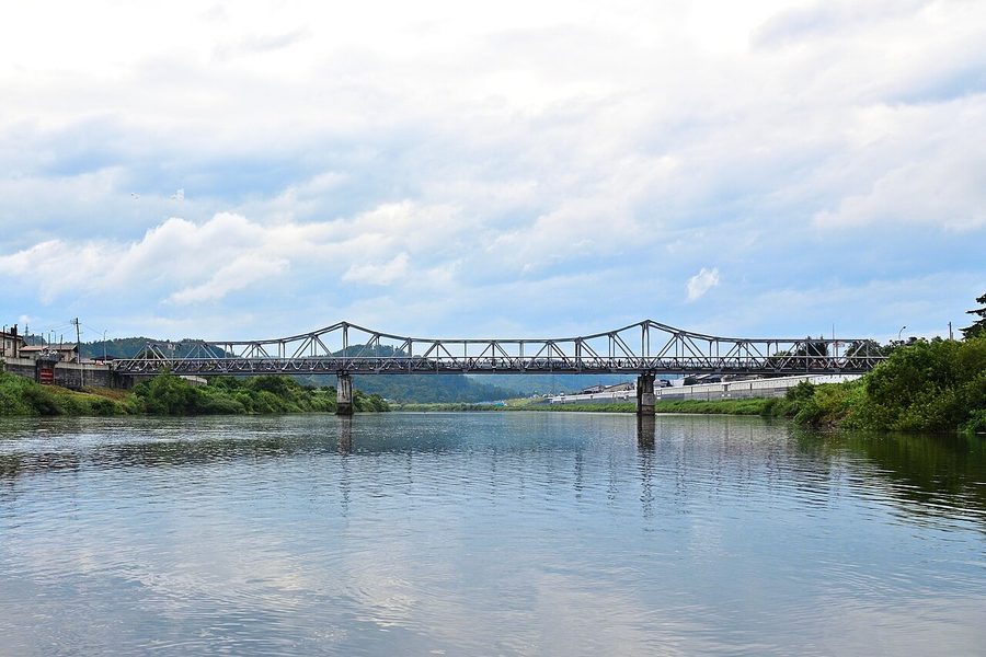 最上川に架かる大石田大橋