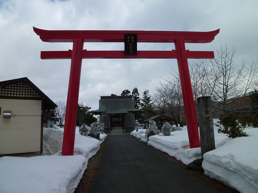 熊野居合両神社の鳥居