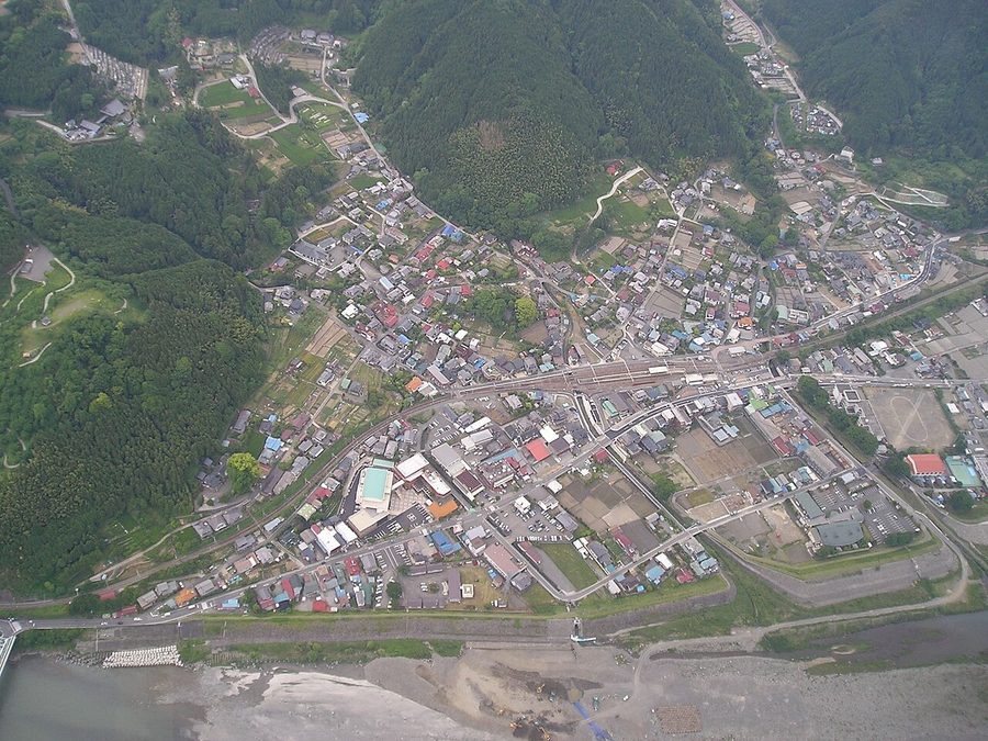 内船駅周辺の空撮
