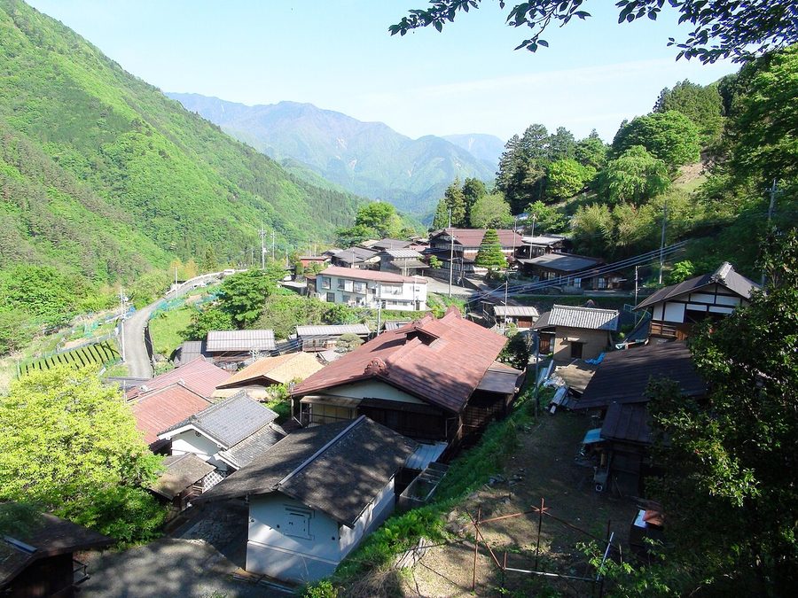 赤沢地区の全景