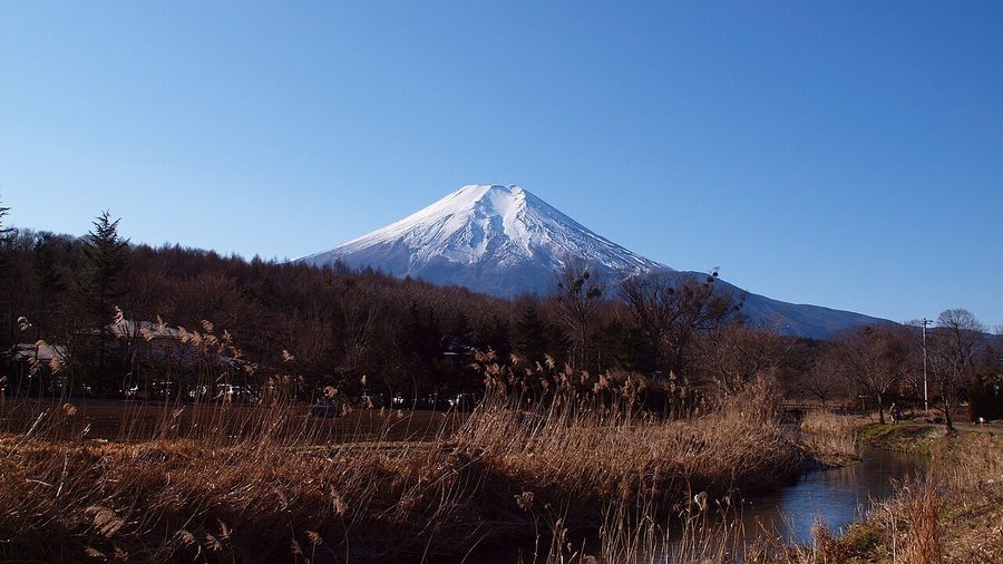 冬の富士山