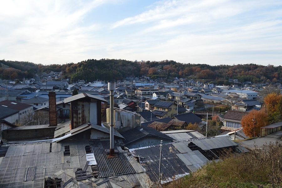 駄知町の町並み