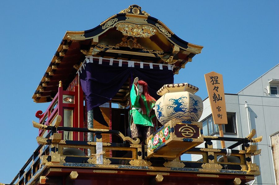 大垣祭りの山車