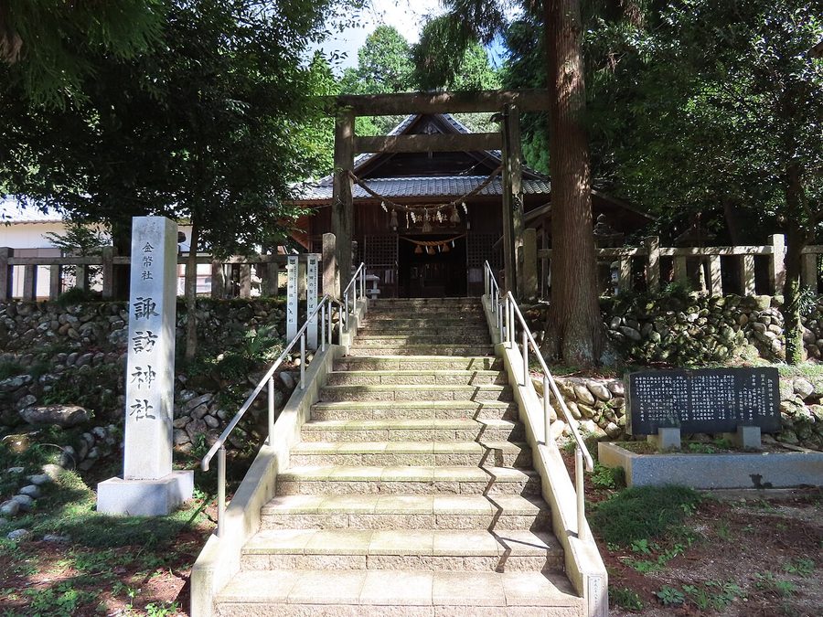 諏訪神社の参道