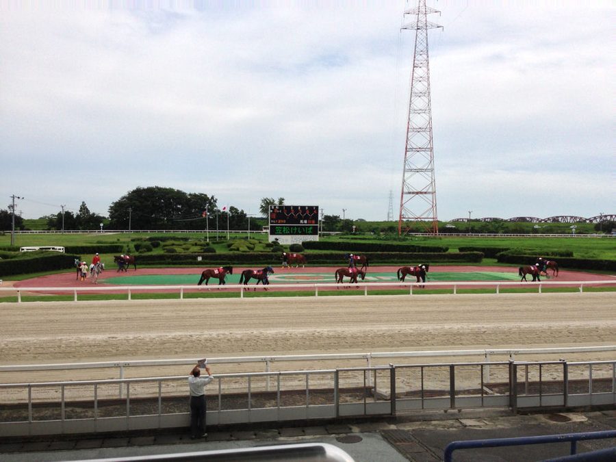 笠松けいば(笠松競馬場)のパドック