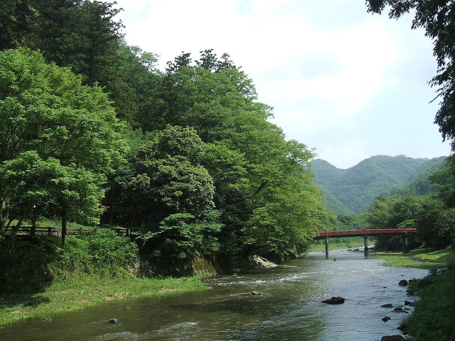 井原市の渓谷「天神峡」