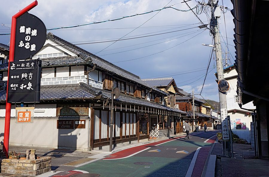 伊部の商店街