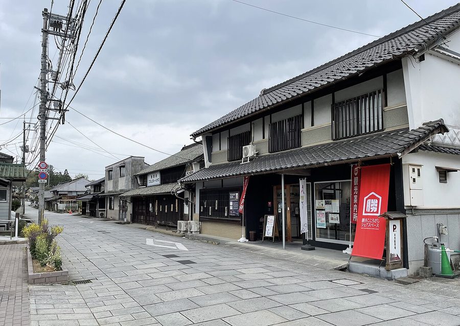 勝間田の町並み